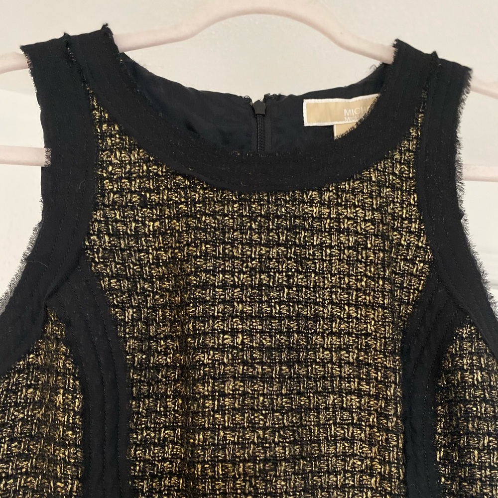 NWT Michael Kors gold dress sz 10